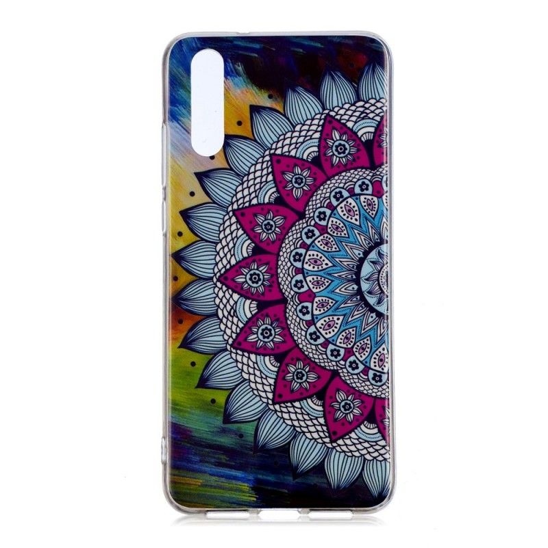 Hoesje Huawei P20 Fluorescerende Mandala