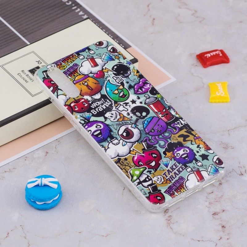 Hoesje Huawei P20 Fluorescerende Waanzin