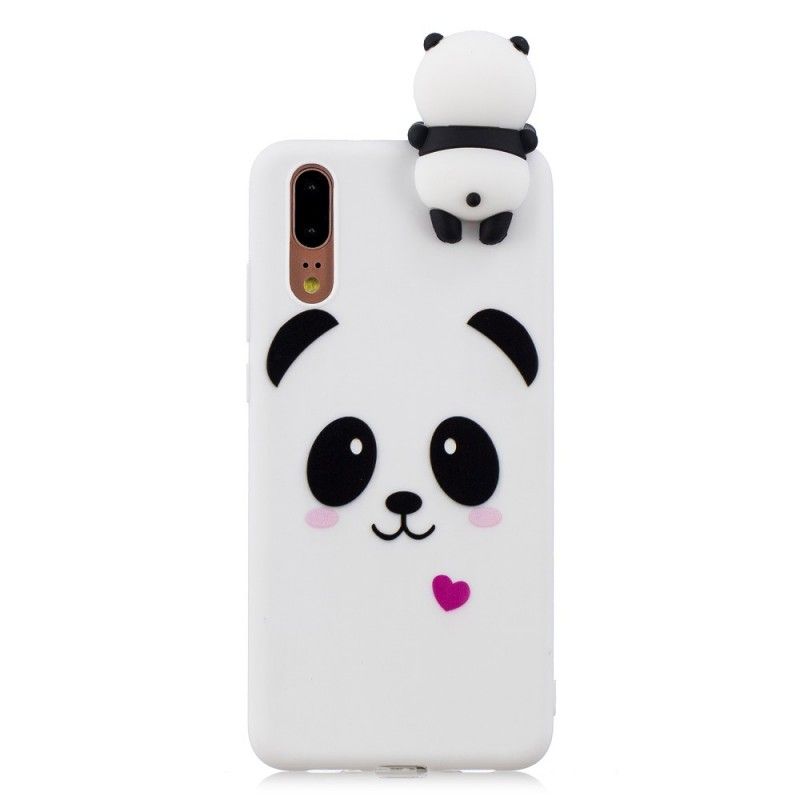 Hoesje Huawei P20 Leuke 3D Panda