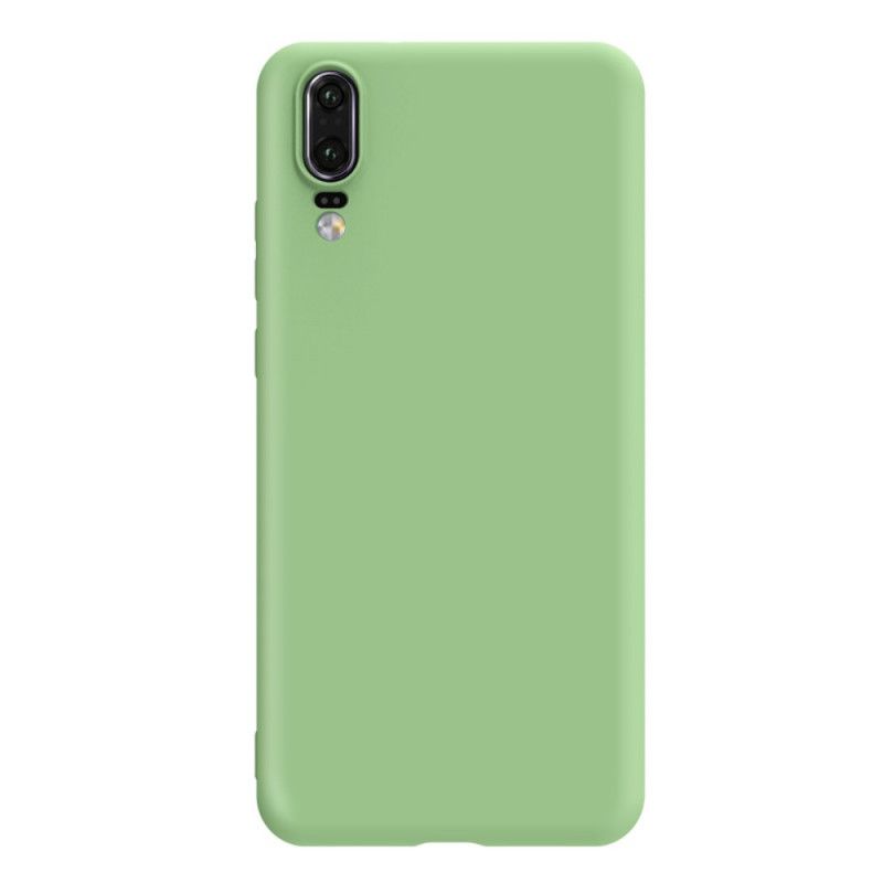 Hoesje Huawei P20 Rood Zwart X-Level Flexibele Siliconen