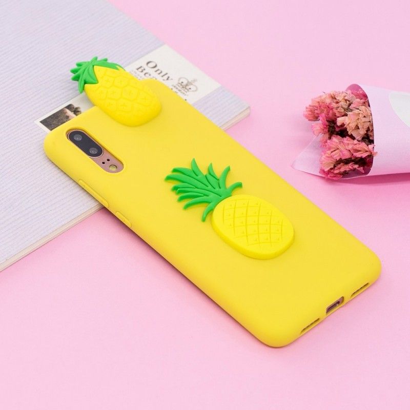 Hoesje voor Huawei P20 3D Ananas