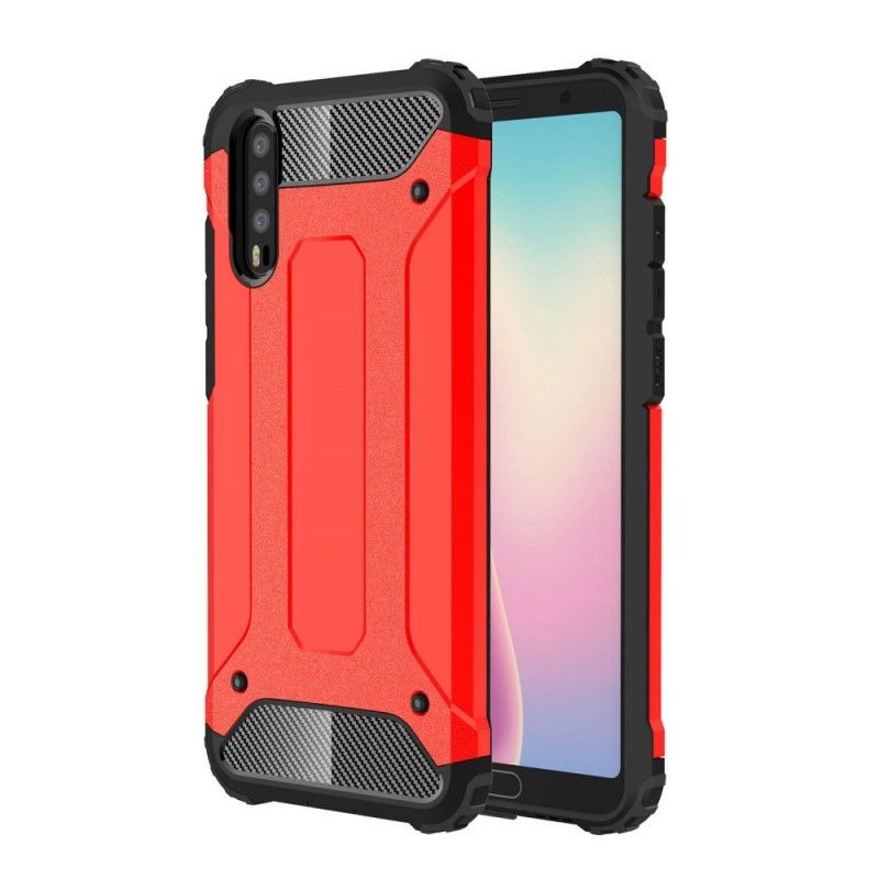 Hoesje voor Huawei P20 Rood Zwart Overlevende
