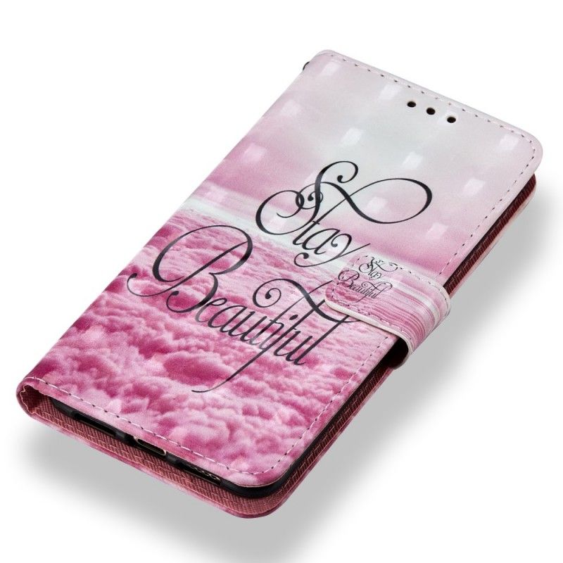 Leren Hoesje Huawei P20 Telefoonhoesje Blijf Mooi 3D