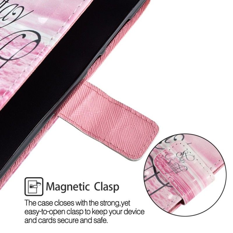 Leren Hoesje Huawei P20 Telefoonhoesje Blijf Mooi 3D