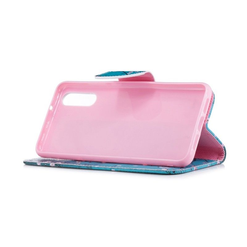 Leren Hoesje voor Huawei P20 Bloeiende Boom