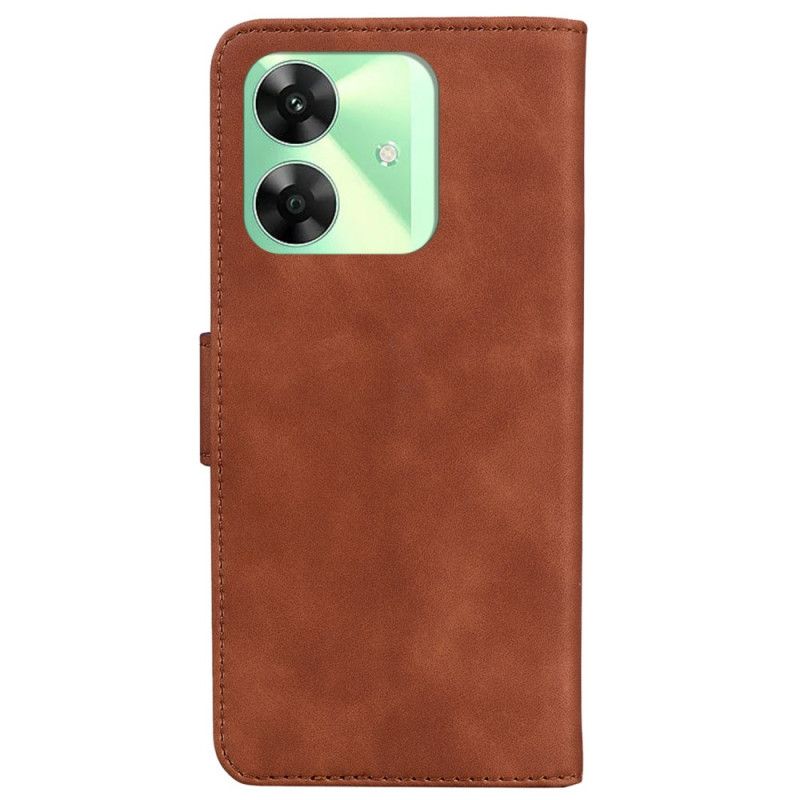 Folio-hoesje Realme Note 60x Suède-effect