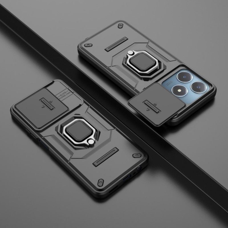 Hoesje Realme Note 60x Duurzame Ring Met Cameraprotector