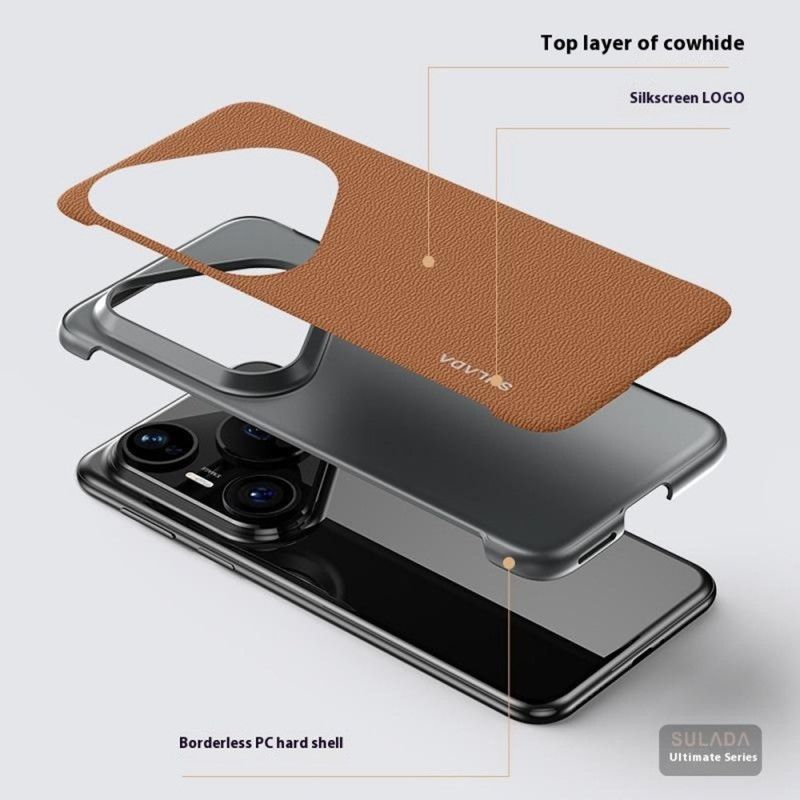 Hoesje Huawei Pura 80 Ultra Echt Sulada-leer