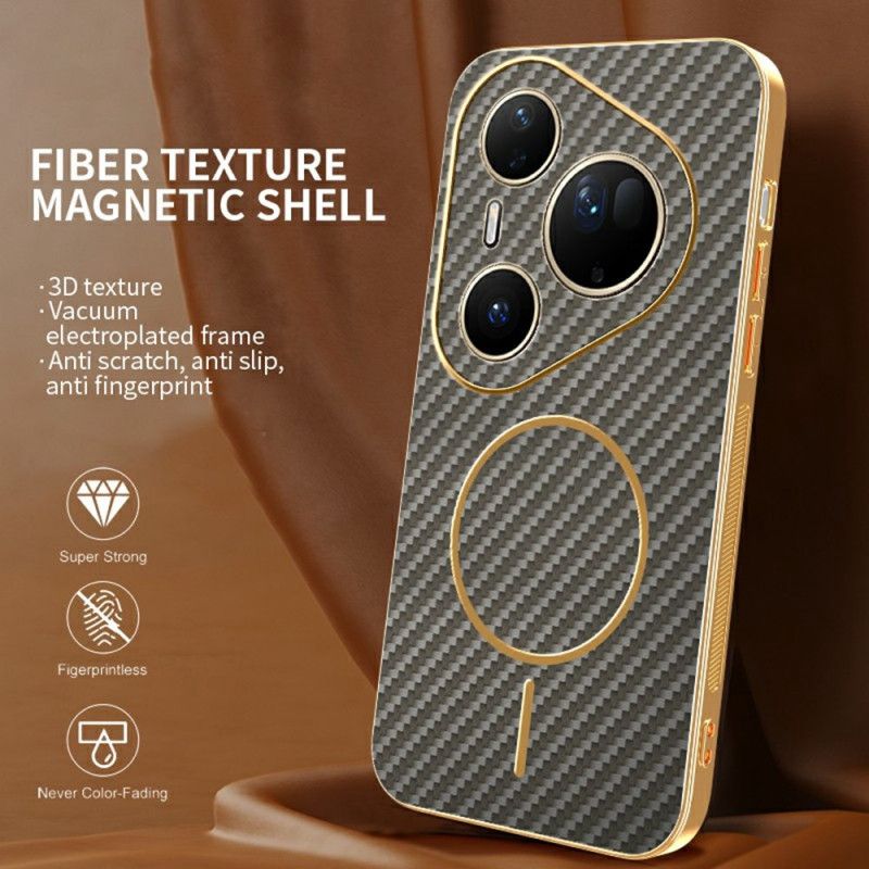 Hoesje Huawei Pura 80 Ultra Koolstofvezeltextuur