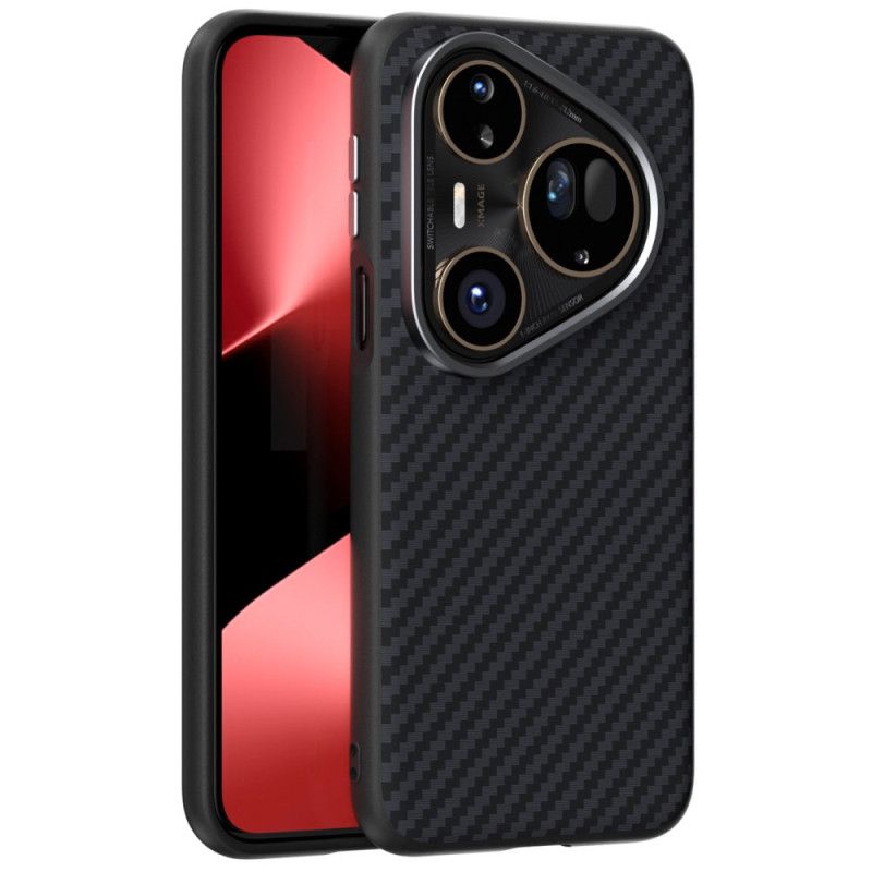 Hoesje Huawei Pura 80 Ultra Magsafe Koolstofvezel Abeel Bescherming Hoesje