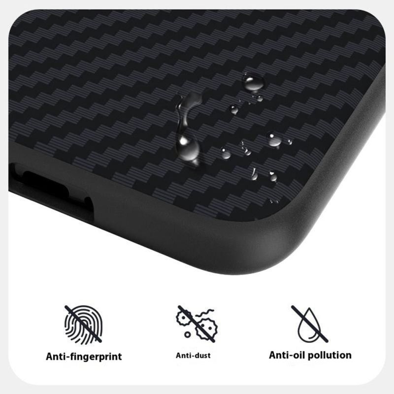 Hoesje Huawei Pura 80 Ultra Magsafe Koolstofvezel Abeel Bescherming Hoesje