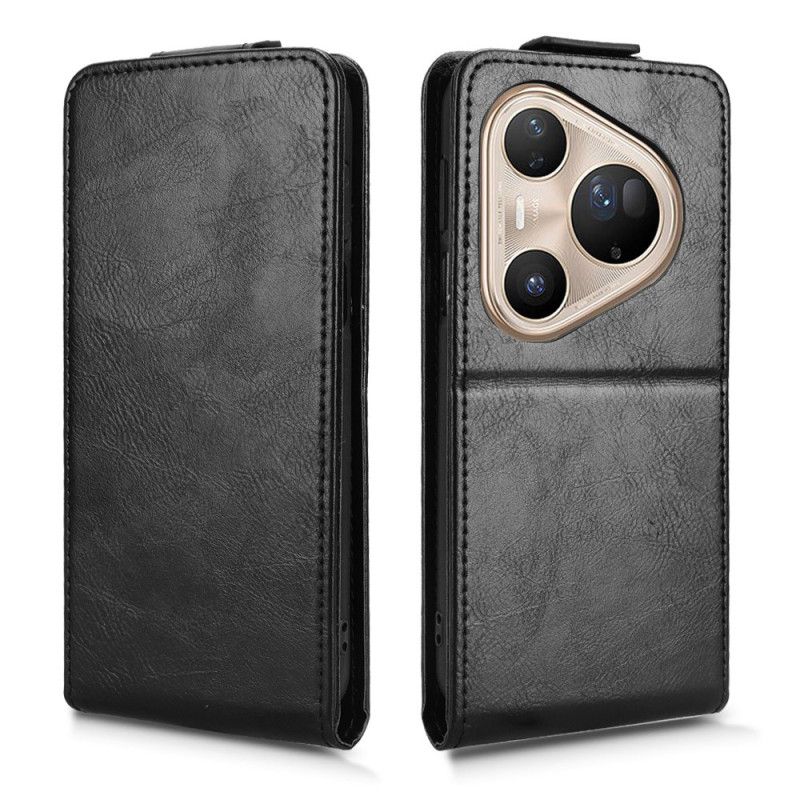 Leren Hoesje Huawei Pura 80 Ultra Klep Verticaal Bescherming Hoesje