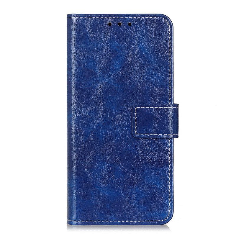 Folio-hoesje voor Xiaomi Redmi Note 11 Pro / 11 Pro 5G Glanzende En Zichtbare Naden