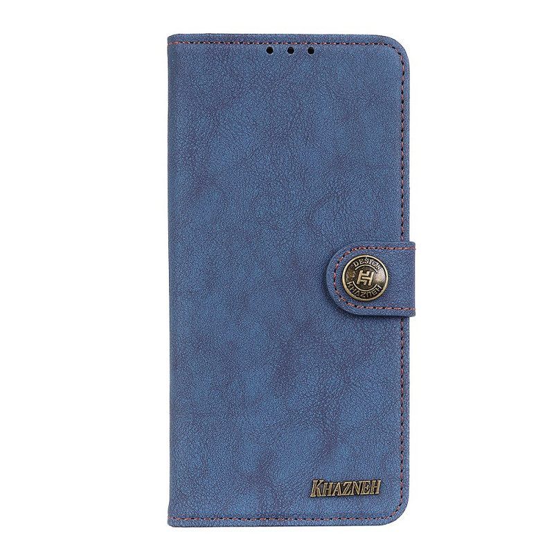 Leren Hoesje voor Xiaomi Redmi Note 11 Pro / 11 Pro 5G Khazneh Retro Split Kunstleer