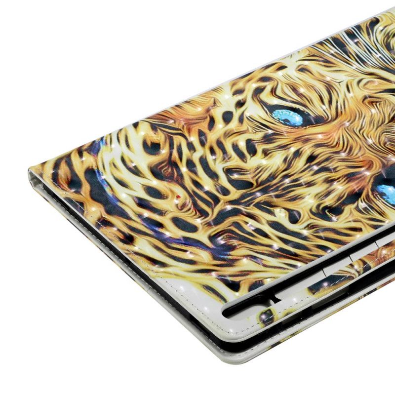 Cover Folio-hoesje Samsung Galaxy Tab S7 Plus Telefoonhoesje Tijger Art