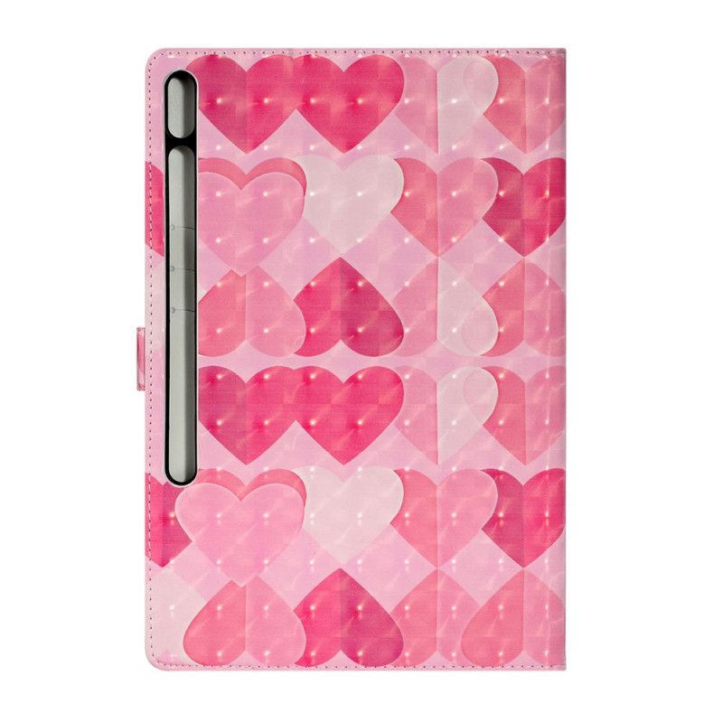 Leren Hoesje Samsung Galaxy Tab S7 Plus Harten
