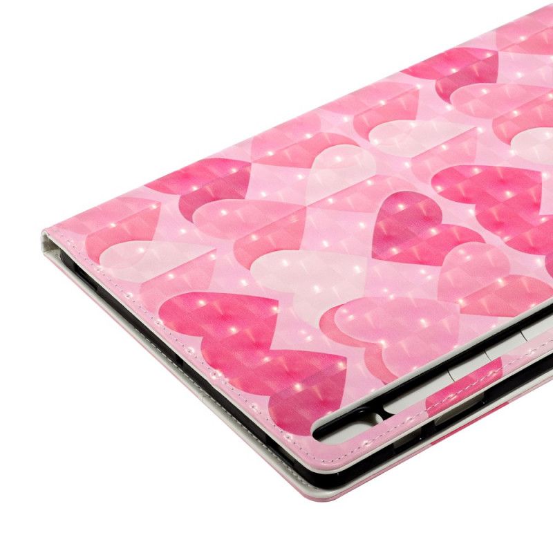 Leren Hoesje Samsung Galaxy Tab S7 Plus Harten