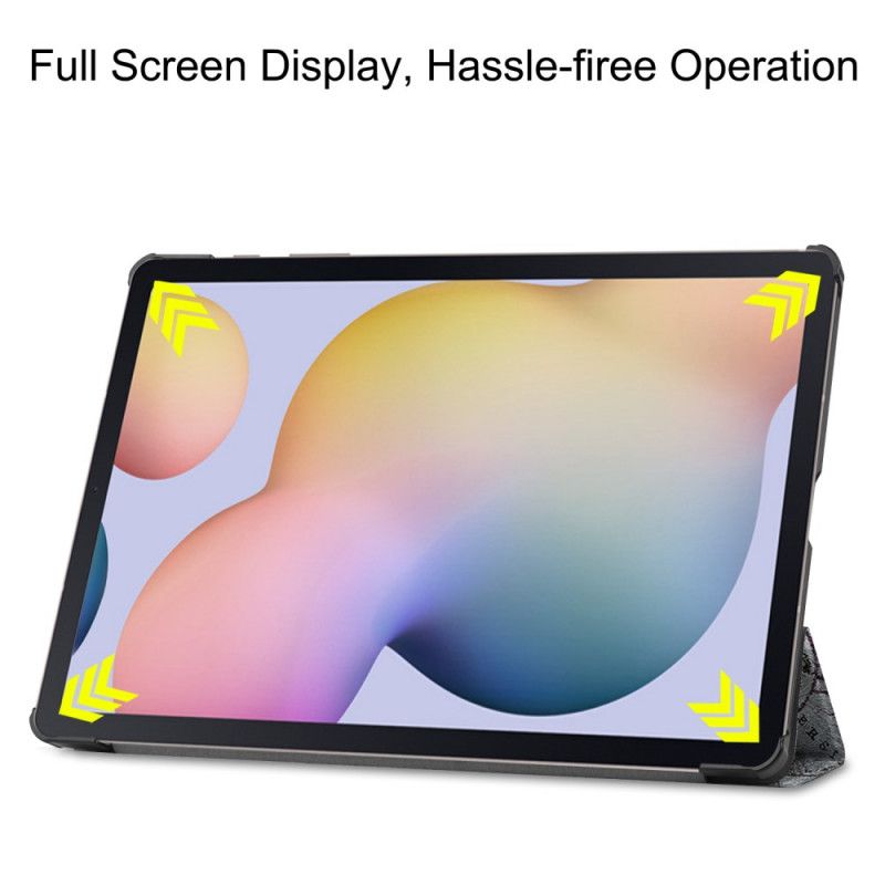 Smart Case Samsung Galaxy Tab S7 Plus Versterkte Eiffeltoren
