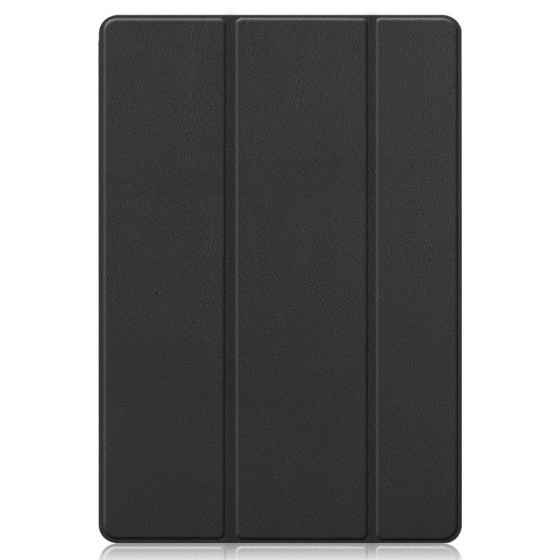 Smartcase Samsung Galaxy Tab S7 Plus Grijs Zwart Drievoudige Pennenhouder