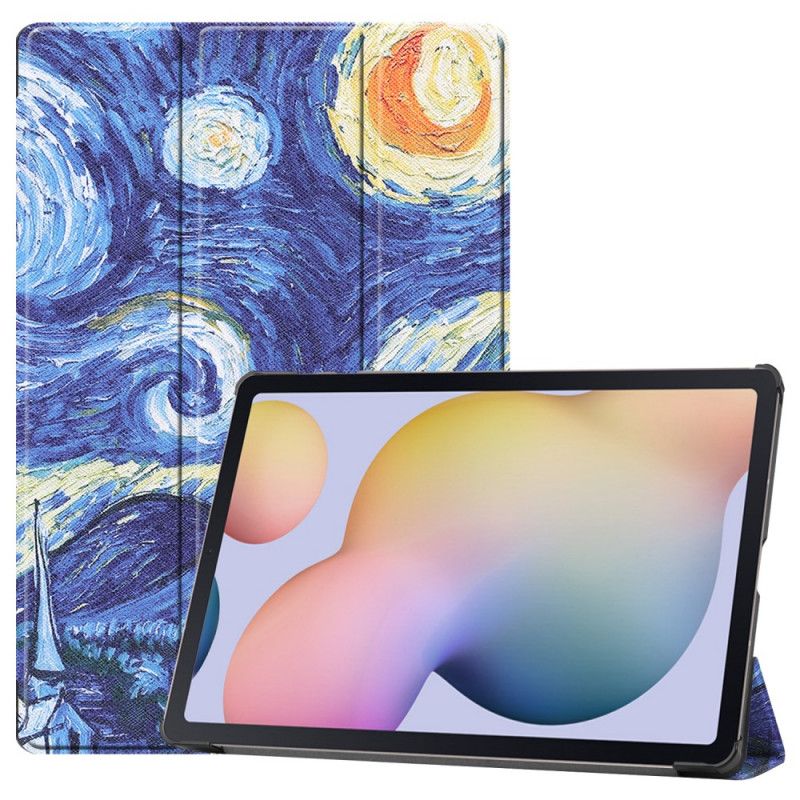 Smartcase Samsung Galaxy Tab S7 Plus Versterkt Van Gogh
