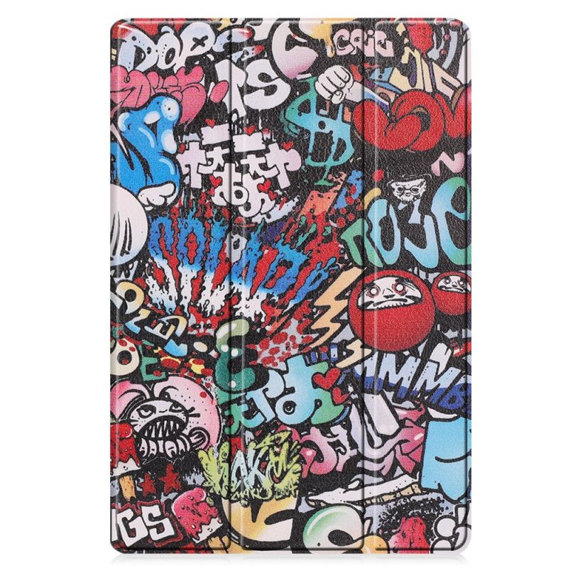 Smartcase Samsung Galaxy Tab S7 Plus Verstevigde Graffiti