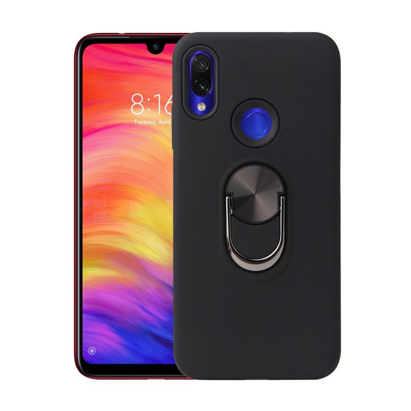 Cover Hoesje Samsung Galaxy A30 Rood Zwart Telefoonhoesje Siliconen En Plastic Ring