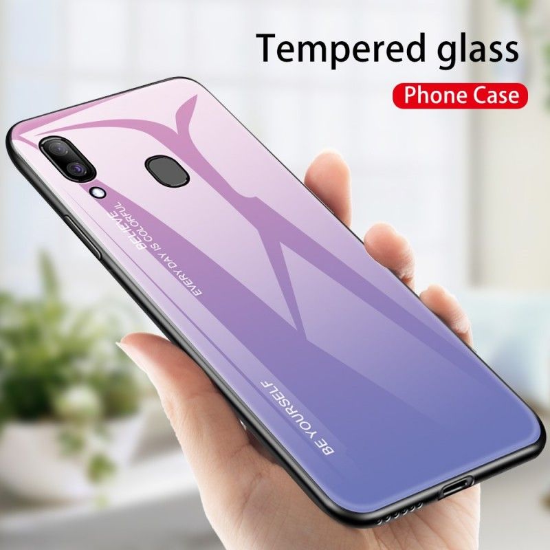 Hoesje Samsung Galaxy A30 Groen Rood Gegalvaniseerde Kleur