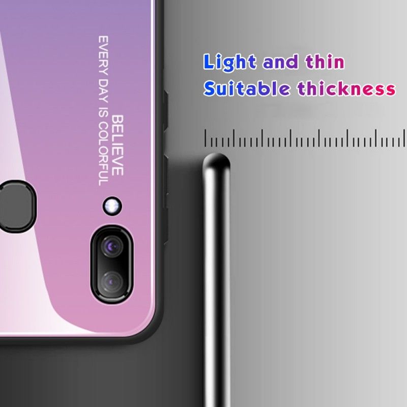 Hoesje Samsung Galaxy A30 Groen Rood Gegalvaniseerde Kleur