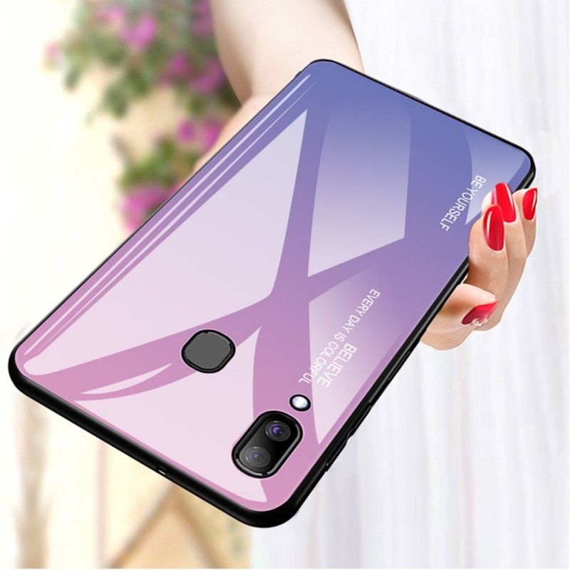 Hoesje Samsung Galaxy A30 Groen Rood Gegalvaniseerde Kleur