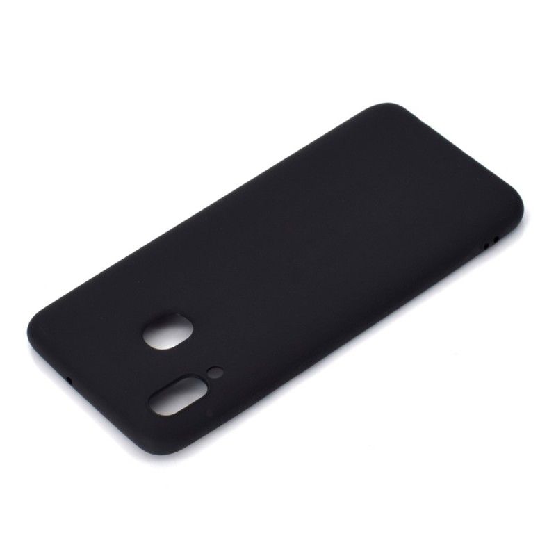 Hoesje Samsung Galaxy A30 Wit Zwart Siliconen