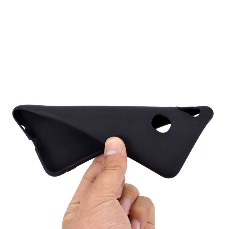 Hoesje Samsung Galaxy A30 Wit Zwart Siliconen