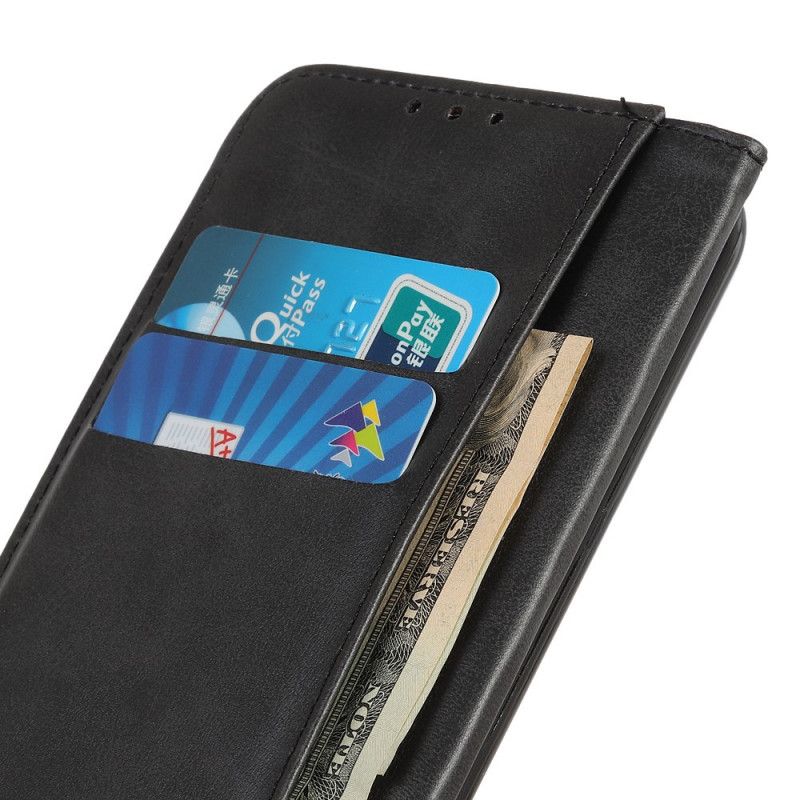 Folio-hoesje Xiaomi Redmi Note 10 / Note 10S Rood Zwart Splitleer