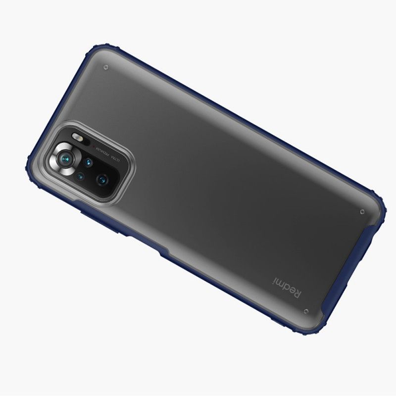 Hoesje Xiaomi Redmi Note 10 / Note 10S Rood Zwart Frosted Effect
