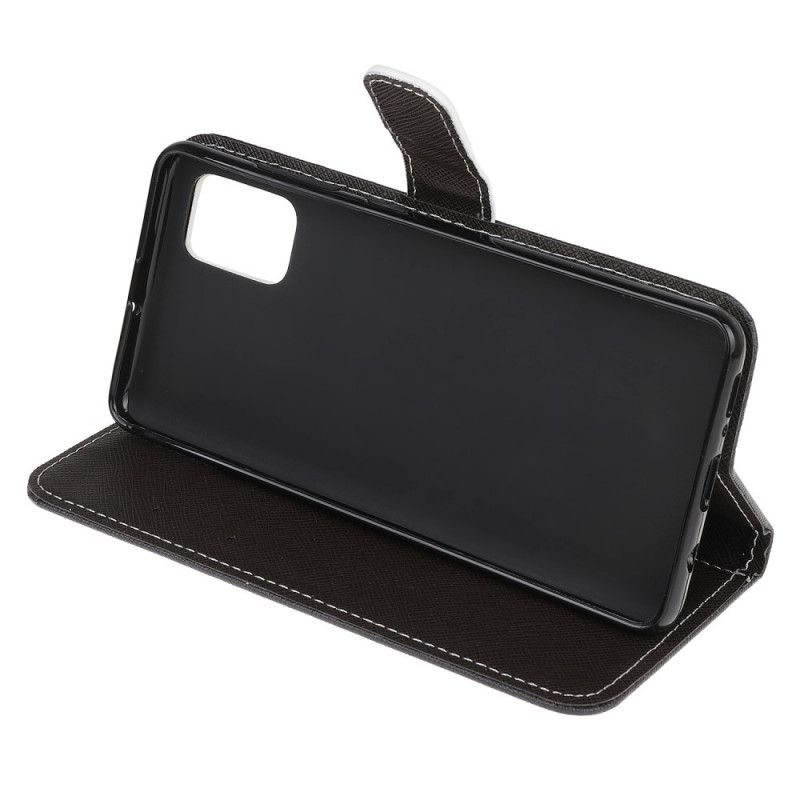 Leren Hoesje Xiaomi Redmi Note 10 / Note 10S Pandaruimte Met String