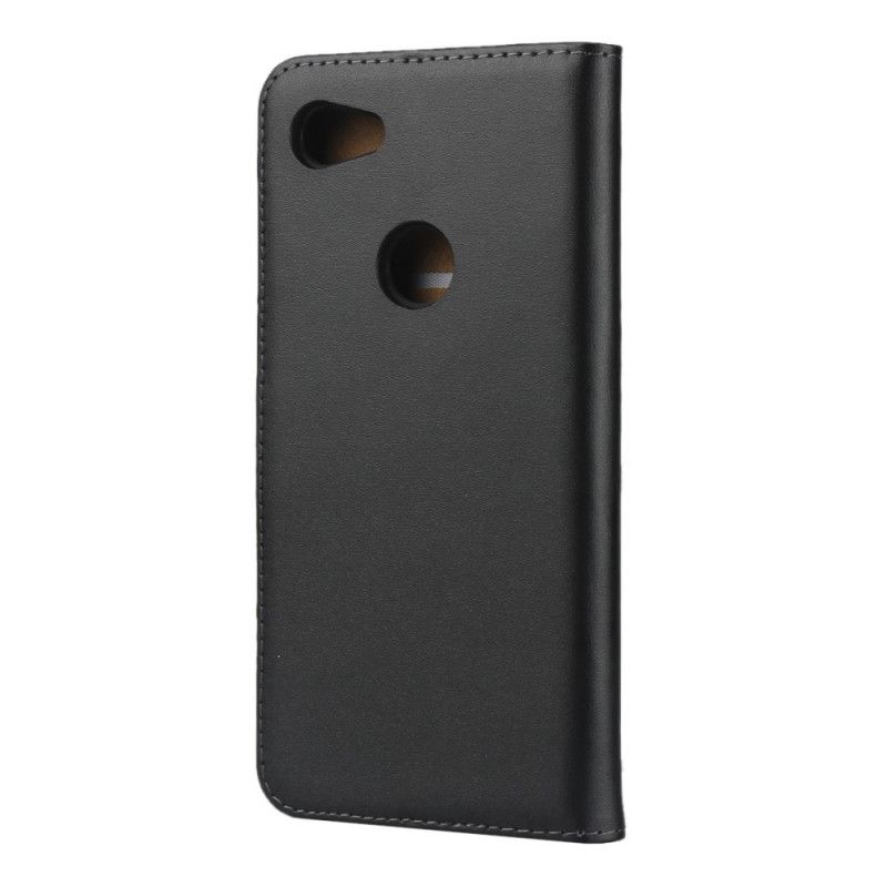 Cover Folio-hoesje Google Pixel 3A Telefoonhoesje Echt Lederen Uitnodiging