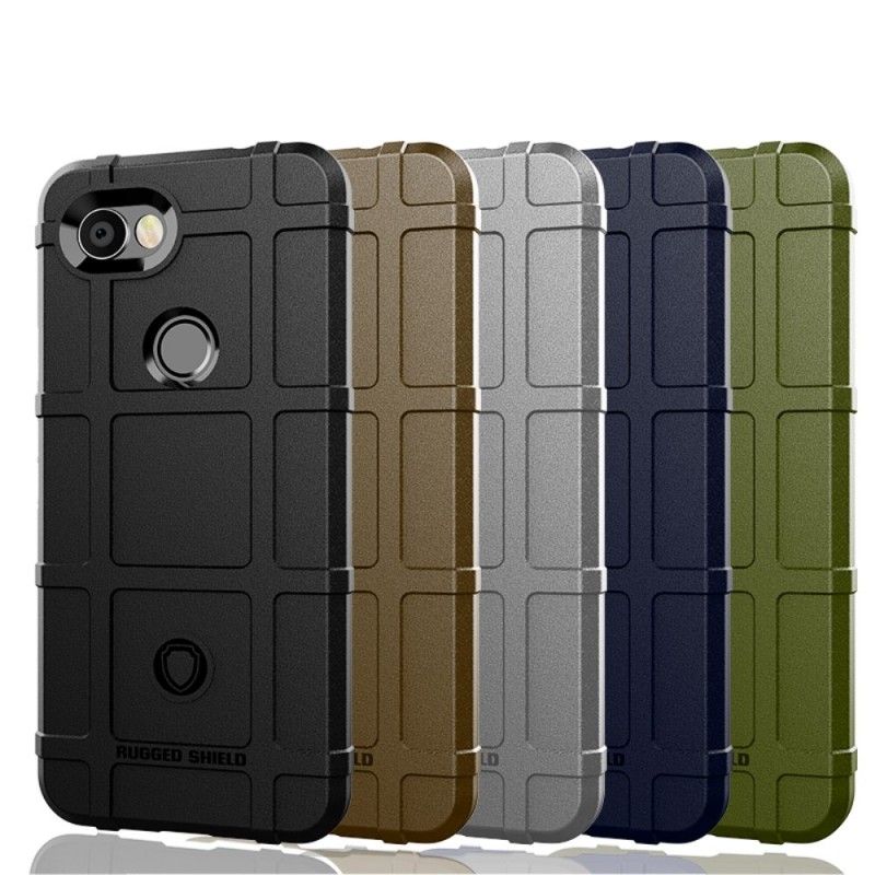 Hoesje Google Pixel 3A Groen Grijs Robuust Schild