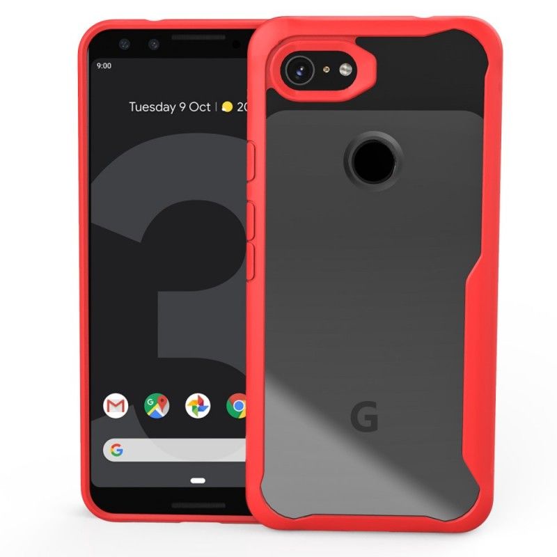 Hoesje Google Pixel 3A Telefoonhoesje Afgeschuinde Hybride