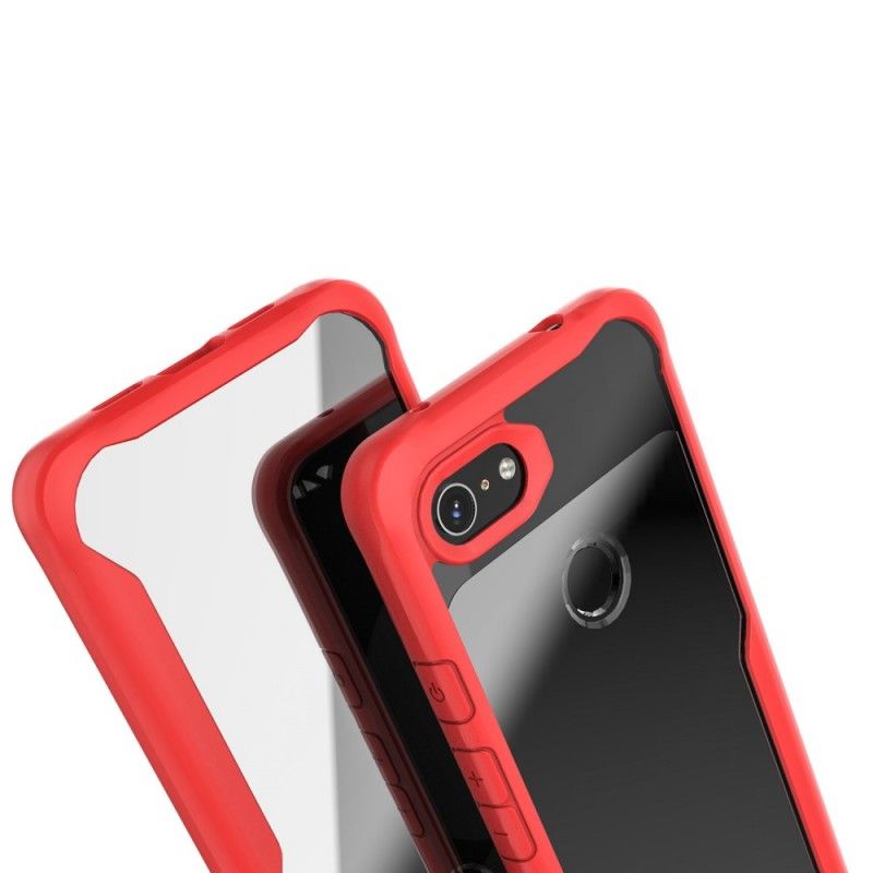 Hoesje Google Pixel 3A Telefoonhoesje Afgeschuinde Hybride