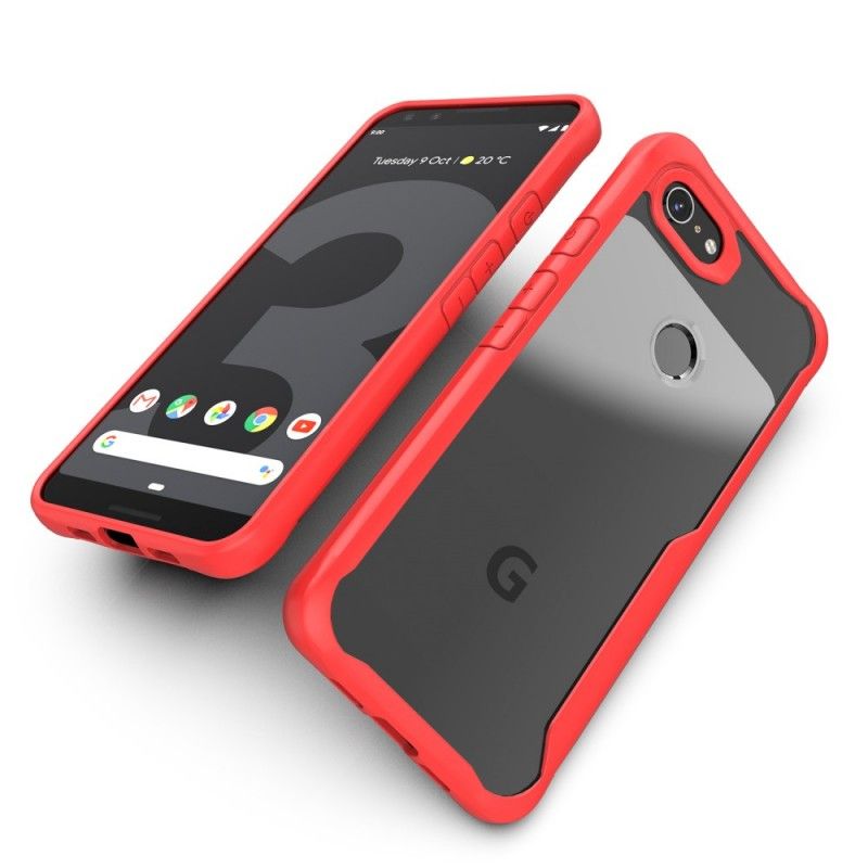 Hoesje Google Pixel 3A Telefoonhoesje Afgeschuinde Hybride