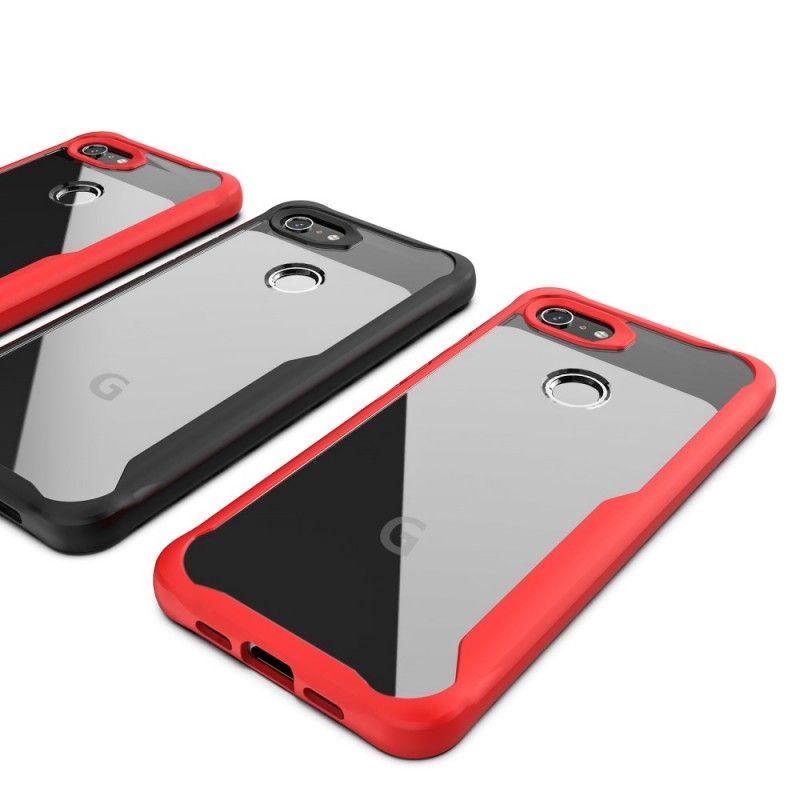Hoesje Google Pixel 3A Telefoonhoesje Afgeschuinde Hybride