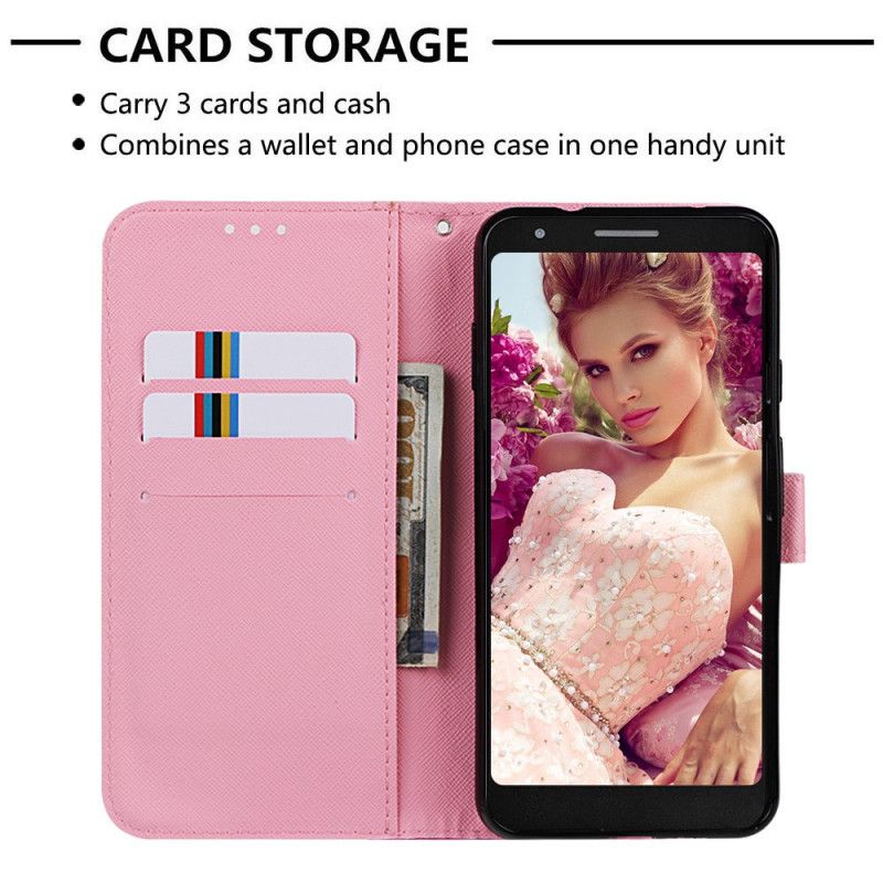 Leren Hoesje Google Pixel 3A Telefoonhoesje Blijf Mooi