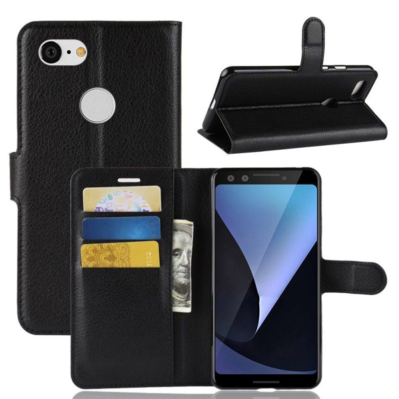 Bescherming Hoesje Google Pixel 3 Wit Zwart Klassiek