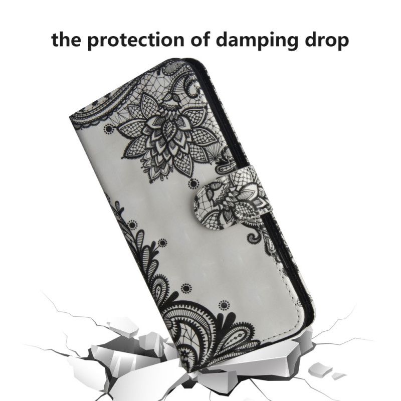 Flip Case Leren Google Pixel 3 Kanten Mandala