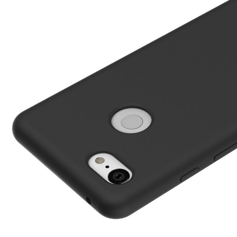 Hoesje Google Pixel 3 Zwart Stijve Siliconen