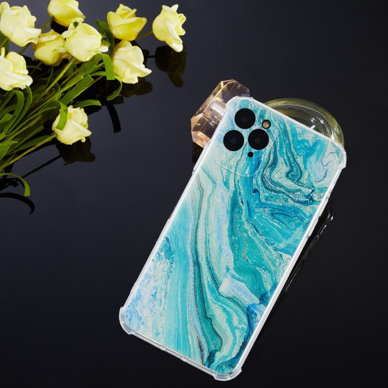 Case Hoesje iPhone 11 Telefoonhoesje Siliconen Marmer Stijl