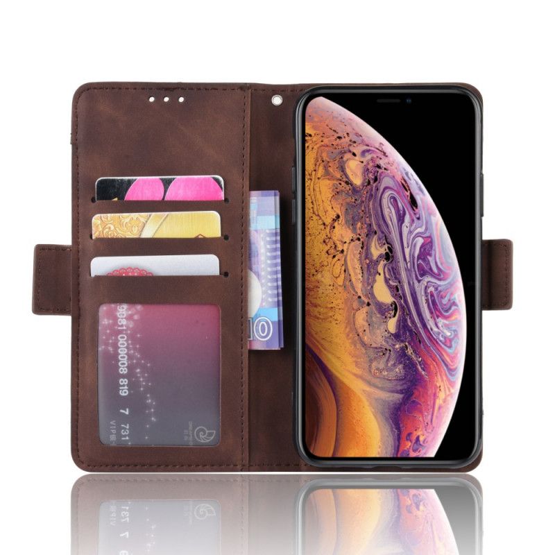 Cover Folio-hoesje iPhone 11 Rood Zwart Telefoonhoesje Eersteklas Multikaart