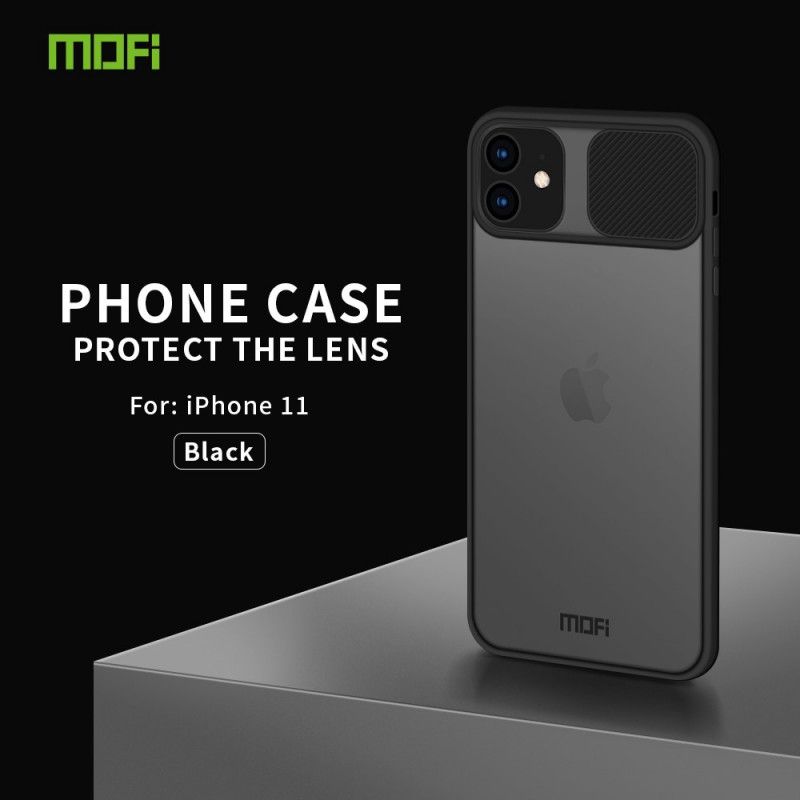 Cover Hoesje iPhone 11 Rood Zwart Telefoonhoesje Afdekking Van De Mofi-Fotomodule