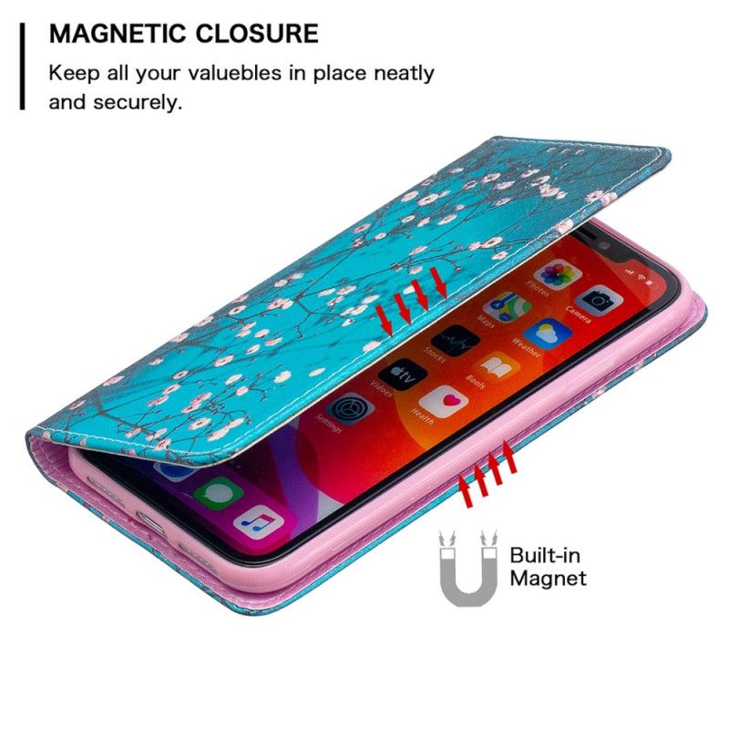 Folio-hoesje voor iPhone 11 Bloeiende Takken