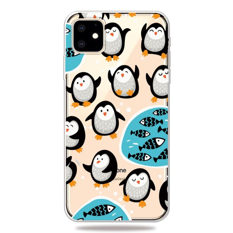 Hoesje iPhone 11 Pinguïns En Vissen