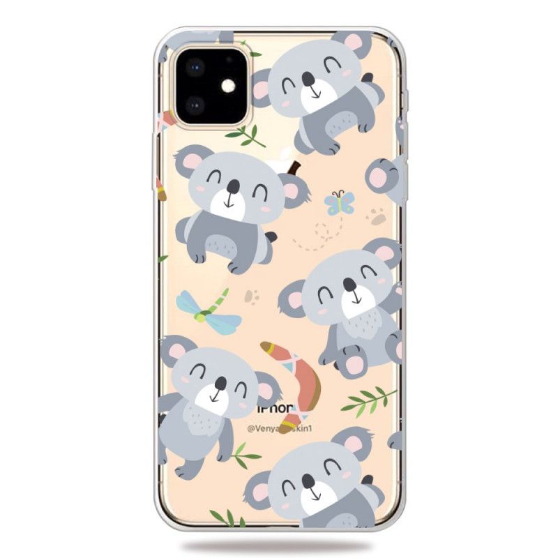Hoesje iPhone 11 Schattige Grijze Koala'S